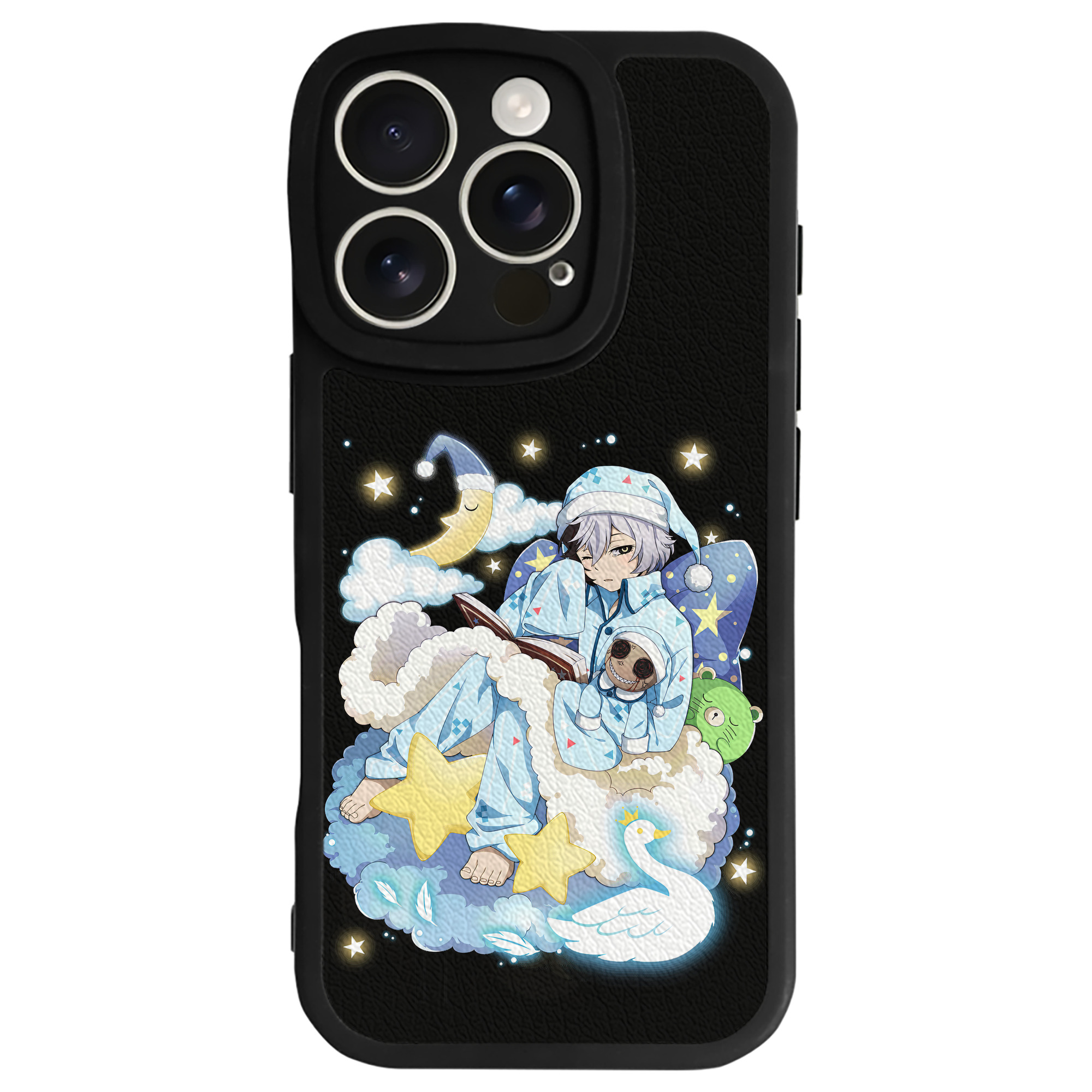 （画像用） 文豪ストレイドッグス Bungo Stray Dogs 【iPhone 16シリーズ対応】シリコンスマホケース（レザー調） 材質：シリコン